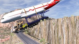 Overloaded Trailer  the most dangerous road  Euro Truck Simulator 2 [upl. by Jalbert]