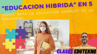 ⌚ Educación híbrida en 5 ✔️ [upl. by Ordway539]