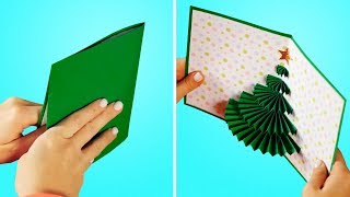 34 DIY HOLIDAY CARDS FOR YOUR LOVED ONES [upl. by Ayanad220]