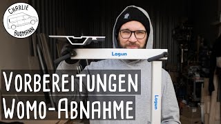 CLEVERE Tischlösung im Camper Vorbereitungen Wohnmobilabnahme  DIY VW T5 Camper  Charlie Busmann [upl. by Harbird]