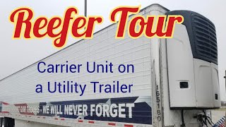 Reefer Tour  You Asked I Delivered  How Do Reefers Work  Refrigerated Box Trailer [upl. by Gilberte]