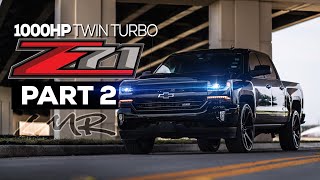 Part 2 of 1000HP Twin Turbo Z71 Truck  Owners first reactions inside [upl. by Alael]