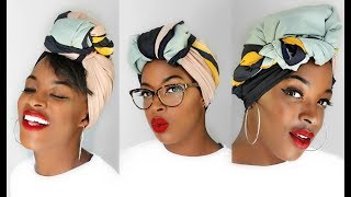 Turban Binden  TUTORIAL I Ashley Forsson [upl. by Fornof]