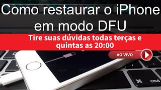 3  Esqueci a senha do iPhone e agora Como restaurar  resetar  formatar o iPhone inativo [upl. by Bartholemy]