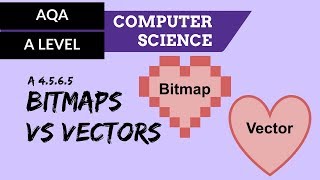 AQA A’Level Bitmap vs Vectors [upl. by Lered]