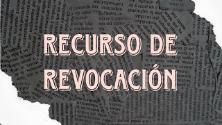 Recurso de revocación SAT [upl. by Gnanmos915]