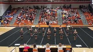 Chapmanville Middle School Sideline Cheer at Martinsburg Bulldog Cheerpalooza 2025 [upl. by Otsirc]