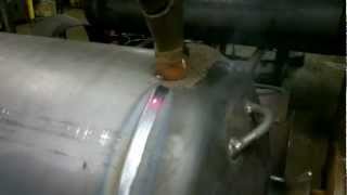 Submerged Arc Welding SAW Pressure Vessel welding [upl. by Bremble205]