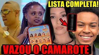 VAZA LISTA COMPLETA DO CAMAROTE DO BBB24 CONFIRA OS NOMES [upl. by Norda127]