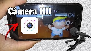 Dica  Aplicativo Câmera HD Câmera Pro amp Selfie  Microfone Lapela  PTBR [upl. by Troth29]