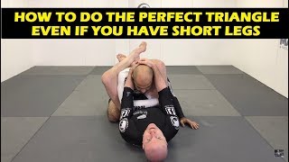 How To Do The Perfect Triangle Choke Even If You Have Short Legs by John Danaher [upl. by Aneelas996]