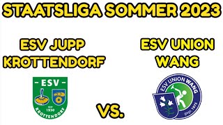 5 Runde Staatsliga Stocksport 2023  ESV JUPP Krottendorf vs ESV UNION LADLER Wang [upl. by Ellohcin]