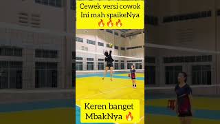 Mantul mbaknya 😍 volleyball volleytarkam shortvideos shorts [upl. by Ydac]