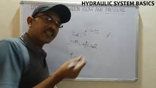 EPISODE 69 DIFFERENCE BETWEEN HYDRAULIC FLOW AND PRESSURE IN HINDI [upl. by Jecho]