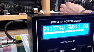 SWR RF POWER METER LCD 3 [upl. by Enilatan91]