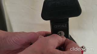 106 Cardale Garage Door Handle How It Works amp Opening [upl. by Ailemor543]