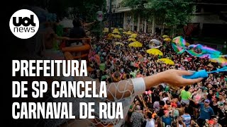 Carnaval de rua é cancelado em São Paulo [upl. by Kramnhoj]