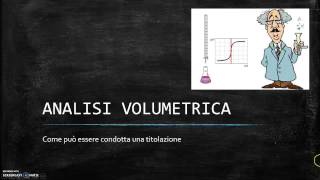 analisi volumetrica [upl. by Burne]