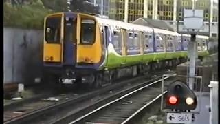 British RailwaysSilverlink Metro North Woolwich to Stratford October 2006 [upl. by Condon]