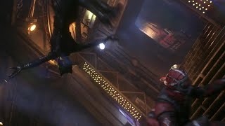 Batman Catwoman Redhood  Silent amp Aggressive Takedowns  Arkham Knight [upl. by Atnuhs779]