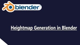 Blender Tutorial Heightmap from ANT Landscape [upl. by Najed]