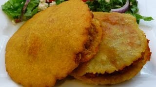 Fried Puffedup Gorditas Mexican Recipe how to Mexican food [upl. by Everick762]