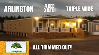 ARLINGTON 4BED 3 BATH TRIPLEWIDE LIVE OAK HOMES  ALL TRIMMED OUT   COMMENTARY VERSION  DMHC [upl. by Gamin]