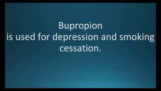 How to pronounce bupropion Wellbutrin Memorizing Pharmacology Flashcard [upl. by Bhayani890]