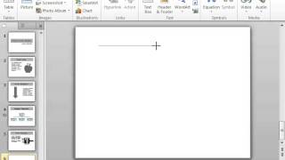 PowerPoint 2010 Draw Multiple Lines or Connectors [upl. by Ihcehcu]