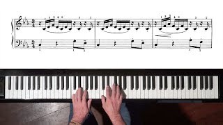 Bach Prelude No3 from “12 Short Preludes” for Intermediary Pianists BWV 999 [upl. by Bonis]