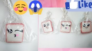 How to make cute bread🍞slice from foam [upl. by Giaimo]