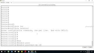 how to configure enable password on cisco router [upl. by Clinton227]