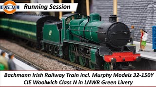 Bachmann Irish Railway Steam Train incl Murphy Models 32150Y CIE Woolwich Class N Locomotive [upl. by Bijan]