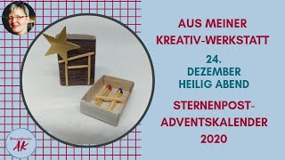 DIY schnell amp einfach  Krippe in der Streichholzschachtel basteln Anleitung StampinUp SPAK 242020 [upl. by Lawtun390]