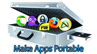 How to Make Apps Portable  RUN APPS FROM USB DRIVE  Windows Tutorial Guide [upl. by Soelch772]