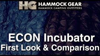 Hammock Gear quotEconquot Incubator First Look and Comparison [upl. by Assylla]