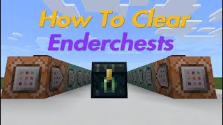 How To Clear Someones Ender Chest In Minecraft [upl. by Giusto98]