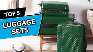 Top 5 Best Luggage Sets [upl. by Capriola357]