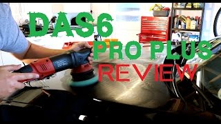 DAS6 Pro Plus  review  DA dual action polisher review [upl. by Naujak263]