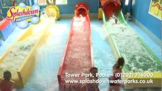 Splashdown Waterpark at Tower Park Poole [upl. by Ravert]