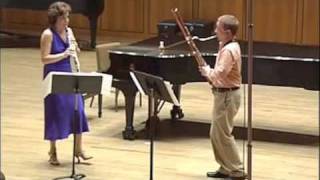 Paganini Duo oboe and bassoon mvt 1 [upl. by Anniram]