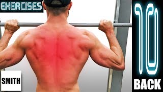 10 SMITH MACHINE BACK EXERCISES AND THE MUSCLES THEY TARGET [upl. by Koa516]