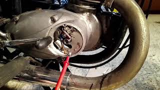 Setting Ignition Timing on a BSA Bantam [upl. by Allerim]