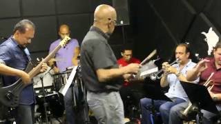 Traicion Roberto Roena Ismael Miranda Bobby Valentin and Salsa Legends Rehearsal [upl. by Einahpehs724]