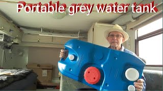 21 May 2020 portable grey water tank for self containment in caravans and rvs [upl. by Burrell251]