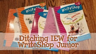 Why We Ditched IEW  WriteShop Junior Review Our New Homeschool Writing Curriculum [upl. by Mackenzie864]