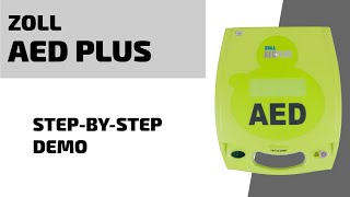 ZOLL AED Plus  Step by Step Demo [upl. by Hayikat]