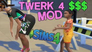 TWERK FOR MONEY MOD  SIMS 4  Extreme Violence Mod [upl. by Rinee]