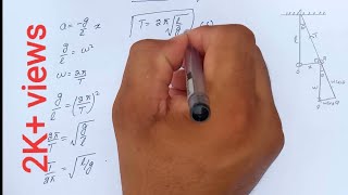 How to derive equation for time period of simple pendulum  class 10th physics simple pendulum [upl. by Mimajneb456]