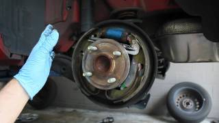 How to Inspect Rear Brake Drum [upl. by Solim]